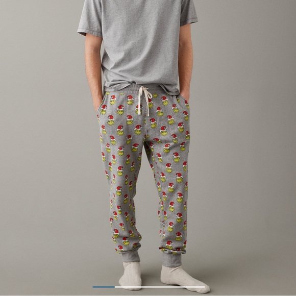American Eagle Outfitters Other - American Eagle Gray Grinch Joggers
